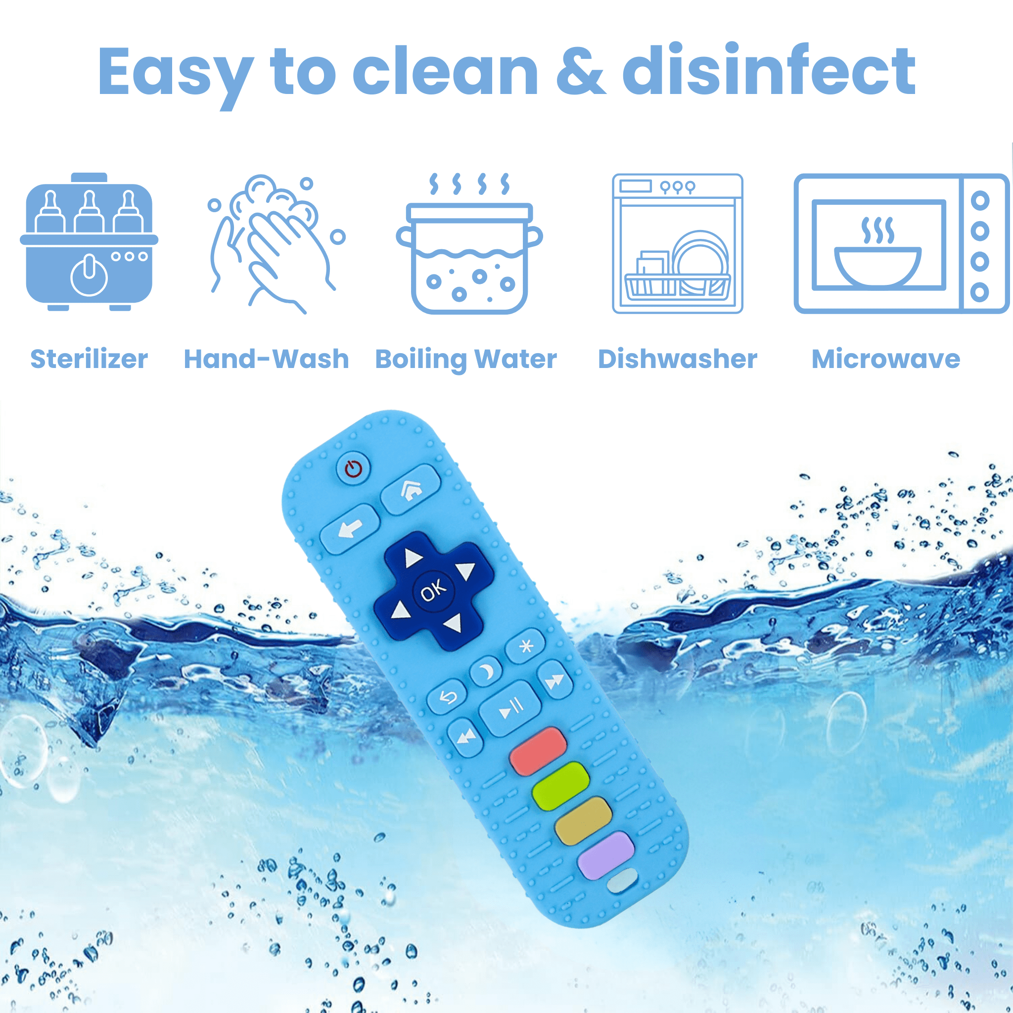 Safe Remote Control Food-Grade Silicone Safe Remote - Babies Guardian